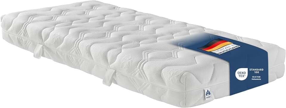 Irisette Lotus Orthopädische 7-Zonen 500er Tonnentaschenfederkernmatratze 120 x 200 cm | Härtegrad H3 mittelfest | OEKO-TEX STANDARD 100 | Deutscher Qualitätsstandard