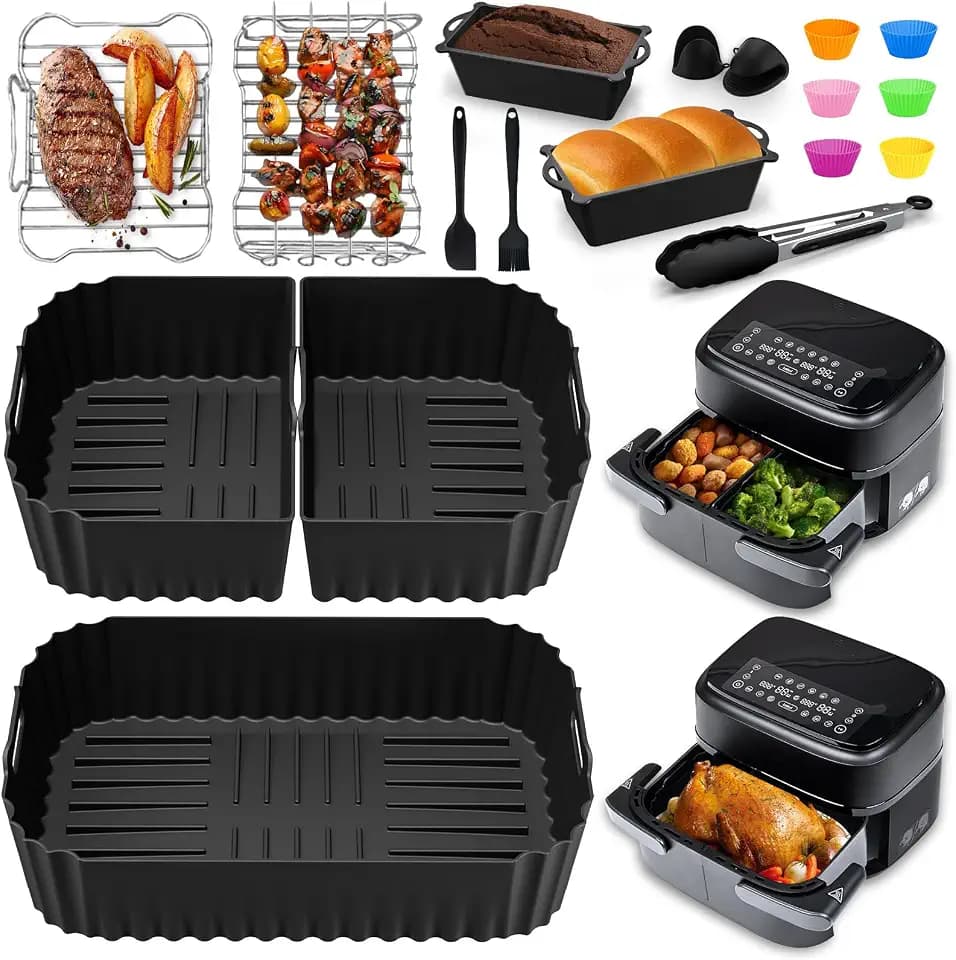 Heißluftfritteuse Zubehör für Philips Flexbasket Airfryer 1000 Series 7,1L