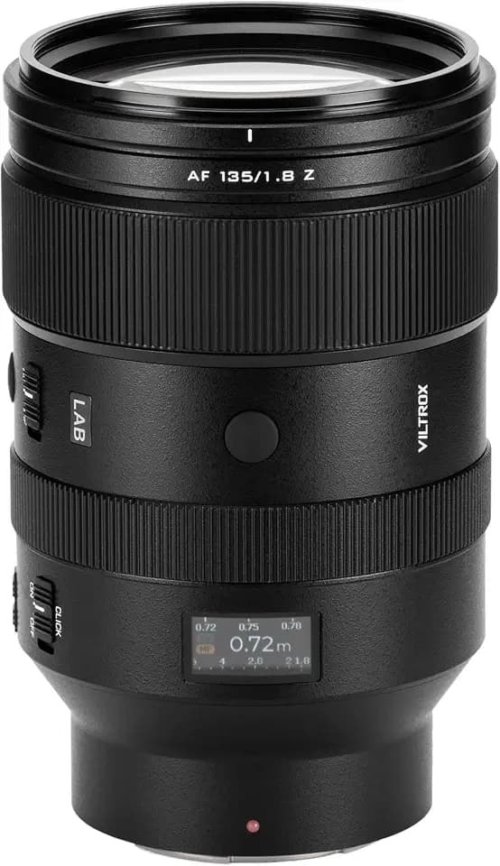 VILTROX AF 135mm F1.8 Z, Full Frame Portrait f/1.8 Z-Mount Lens for Nikon