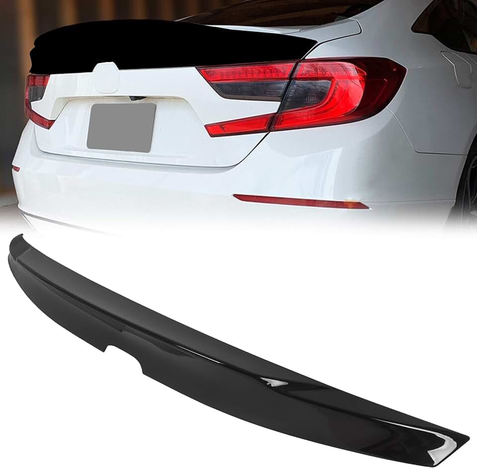 ECOTRIC Trunk Duckbill Spoiler Compatible with 18-22 Accord 4 Door Sedan