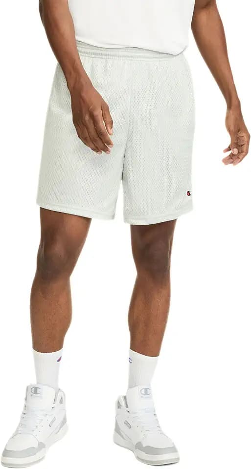 Champion Men's Classic Mesh Shorts, 7", C Logo