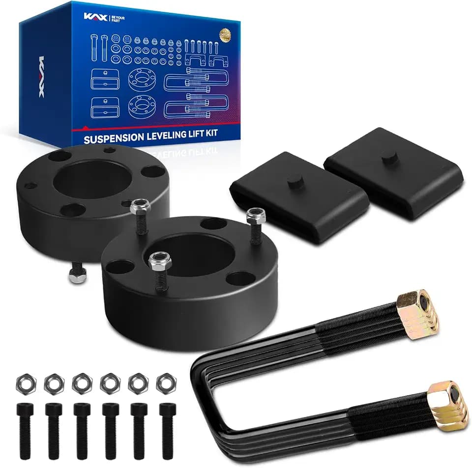 KAX 3" and 1" Lift Kits Fit for 2007-2018 Silverado 1500, Suspensions Struts Spacer Raise 3 Inch Front + 1 Inch Rear