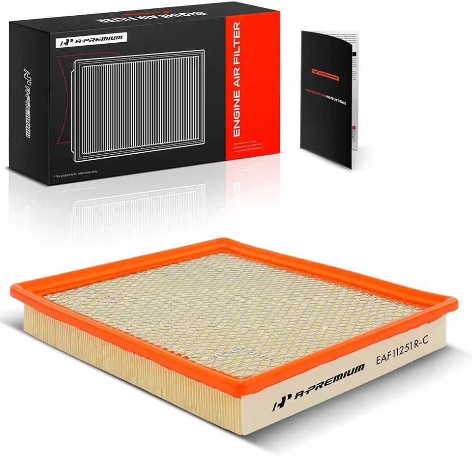 A-Premium Engine Air Filter Compatible with Buick, Cadillac & Chevrolet