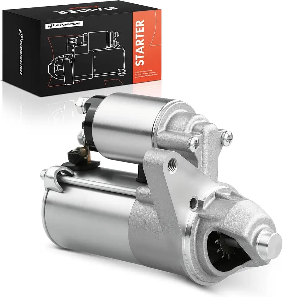 A-Premium Starter Motor, 12V 1.2KW 12 Teeth Clockwise, Compatible with Ford