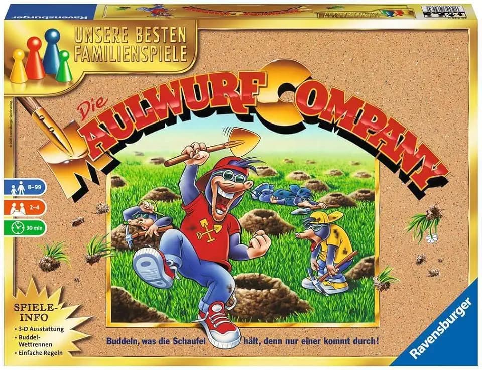 Ravensburger Spiele-Klassiker Die Maulwurf Company - Spiel ab 8 Jahre