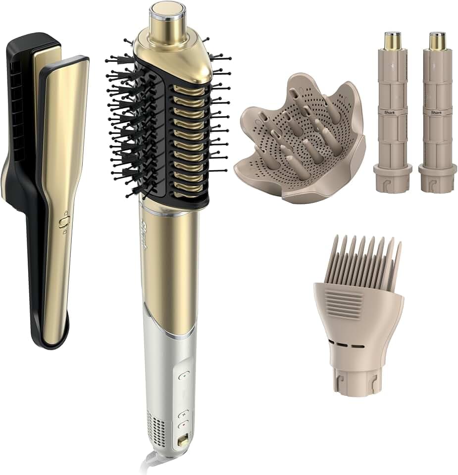 Shark FlexStyle Glam, Ceramic+Powerful Air Styling+Drying System, HD6052S