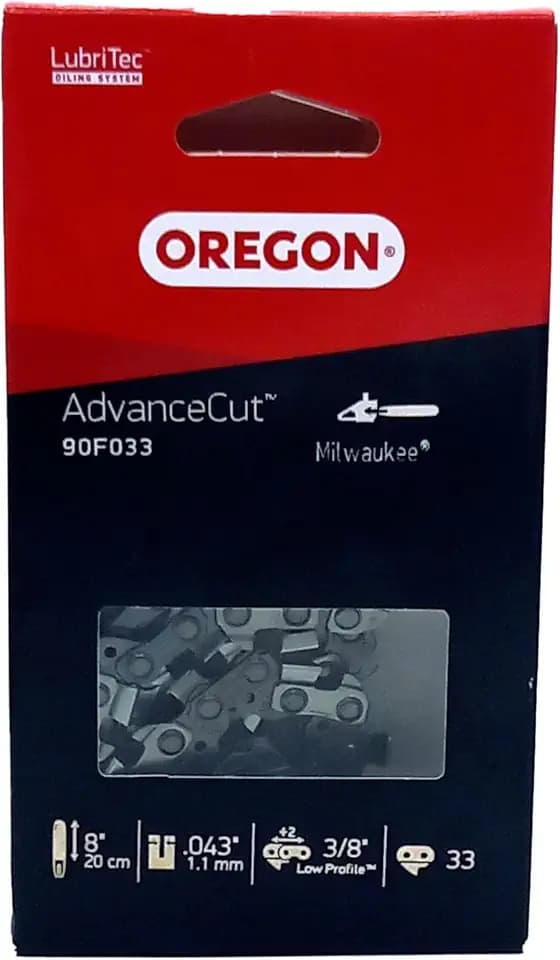 Oregon Sägekette für 20cm Schwert, 3/8" LP, 1,1mm Stärke, 33 Treibglieder