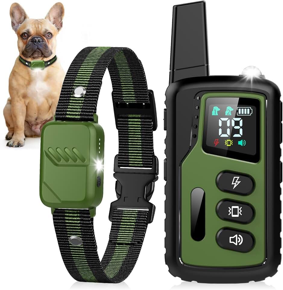 Shock Collar for Dogs, Ultimate Dog Training Collar with Remote, 4500FT Range, IP68 Waterproof, 3 Humane Modes (Beep, Vibration, Shock), Safety Lock & Safety Light – for Small, Medium & Large Dogs
