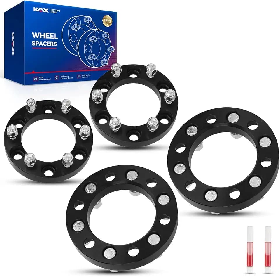 KAX 6x5.5 Lug-Centric Wheel Spacers 1 inch for Chevrolet Silverado 1500