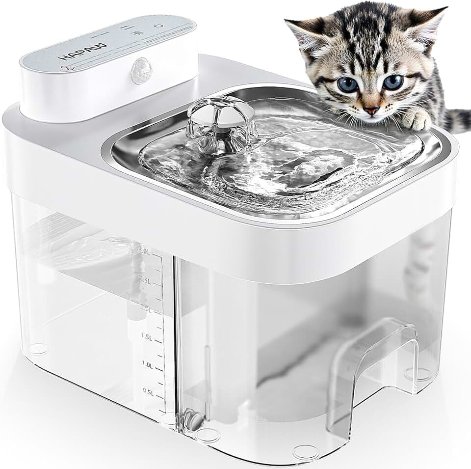 Filterless Cat Water Fountain - Wastewater Separation Pet Dispenser
