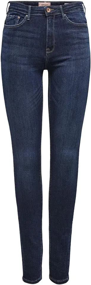 ONLY Damen Skinny Jeans Female Skinny Jeans Onlpaola Hohe Taille Skinny Fit Jeans