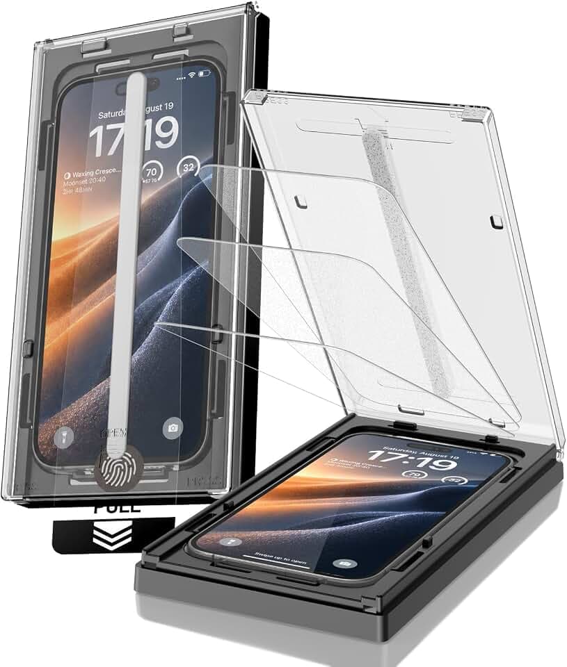 EZ-GLAZ-3-Pack Matte Screen Protector for iPhone 14 Pro/15/16