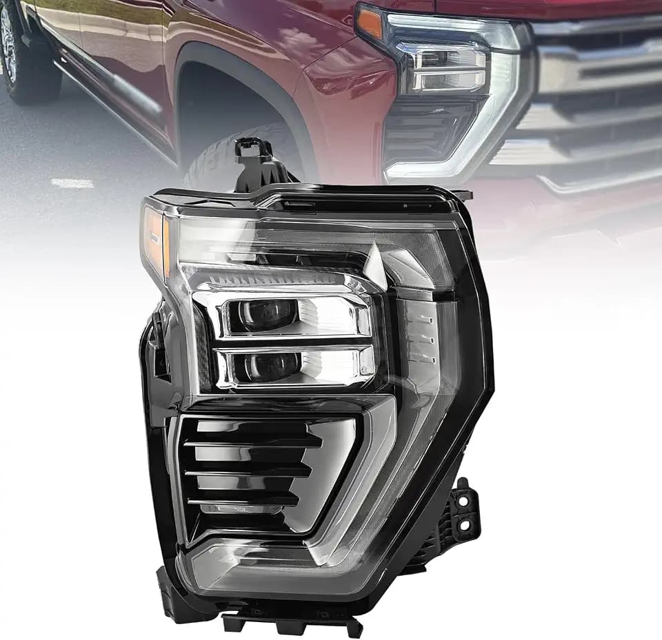 Right LED Headlight Fit for Chevy Silverado 2500HD 3500HD 2024-2025