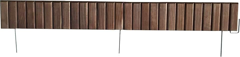 Flexible Brown Natural Lawn & Landscape Border Edging (8-Pack)