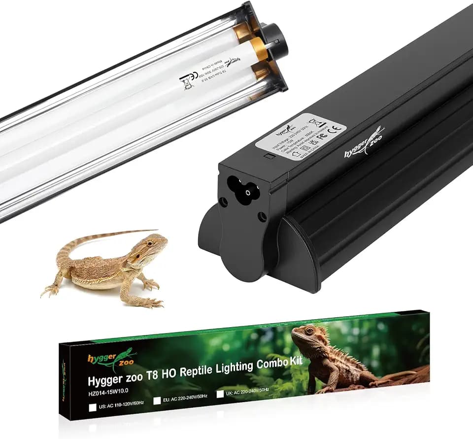 T8 15W UVB 10.0 Leuchtstoffröhren für Reptilien 18" UVB Leuchte Combo Kit