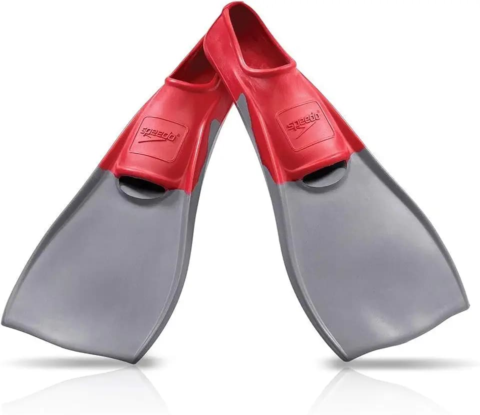 Speedo Unisex-Adult Swim Training Fins Rubber Long Blade