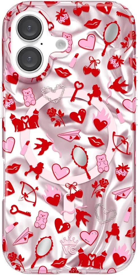 VELVET CAVIAR for iPhone 16 Case - Compatible with MagSafe [10ft Drop Tested] - Lover Girl Holo
