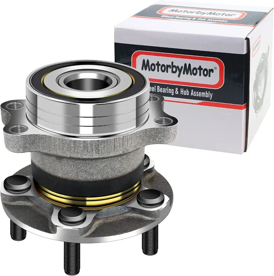MotorbyMotor 512518 Rear Wheel Bearing and Hub Assembly, 5 Lugs