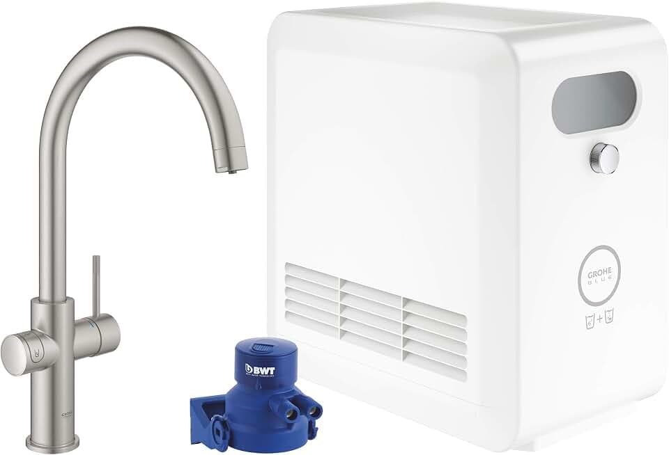 Grohe Blue Professional C-Auslauf Starter Kit mit Bluetooth und WiF, supersteel 31323DC2