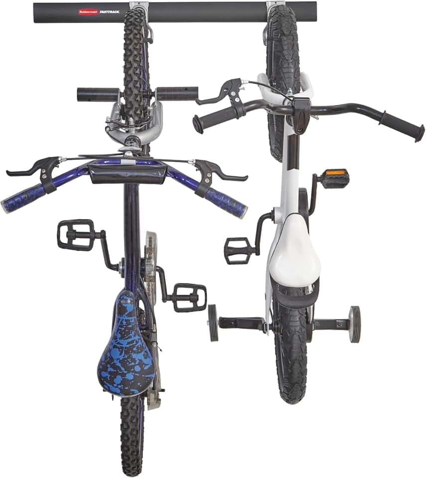 Rubbermaid Fasttrack Garage Storage Bike Storage Kit 3 Piece Kit