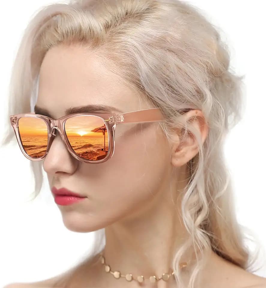Myiaur Women’s Polarized Sunglasses UV400 Protection Mirrored Lens