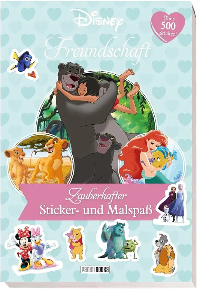 Disney Freundschaft: Zauberhafter Sticker- und Malspaß: Sticker- und Malblock