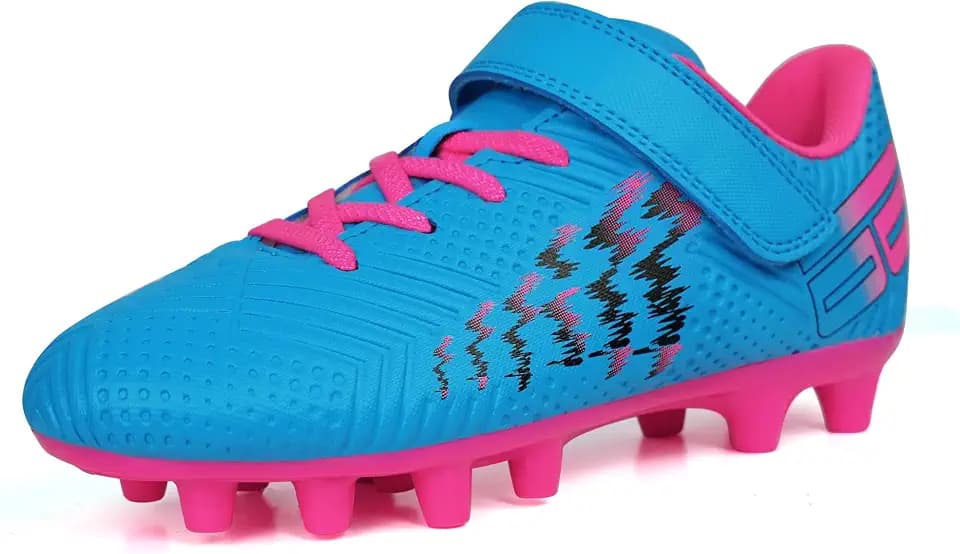 JABASIC Fussballschuhe Kinder Firm Ground Football Fußballschuhe Jungen Mädchen