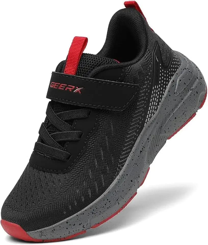 GEERX Kids Sneakers Toddler Boys Running Tennis Shoes Lightweight Breathable Sport Athletic