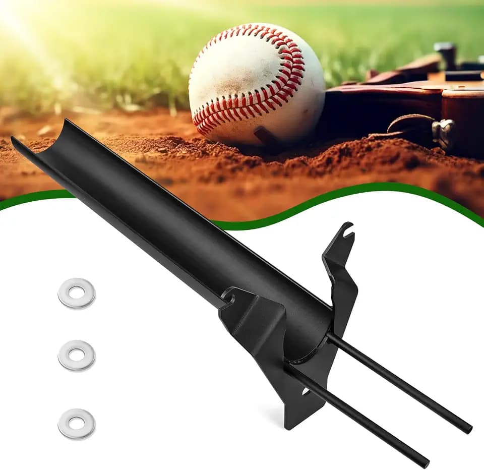 Extended Pitching Machine Chute Compatible with Hack Attack Pitching Machine, Attachment for Baseball Swing Training, Improve Timing for Batters