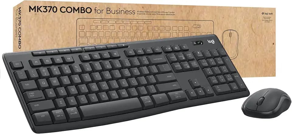 Logitech MK370 for Business Wireless Keyboard and Mouse Combo - Graphite