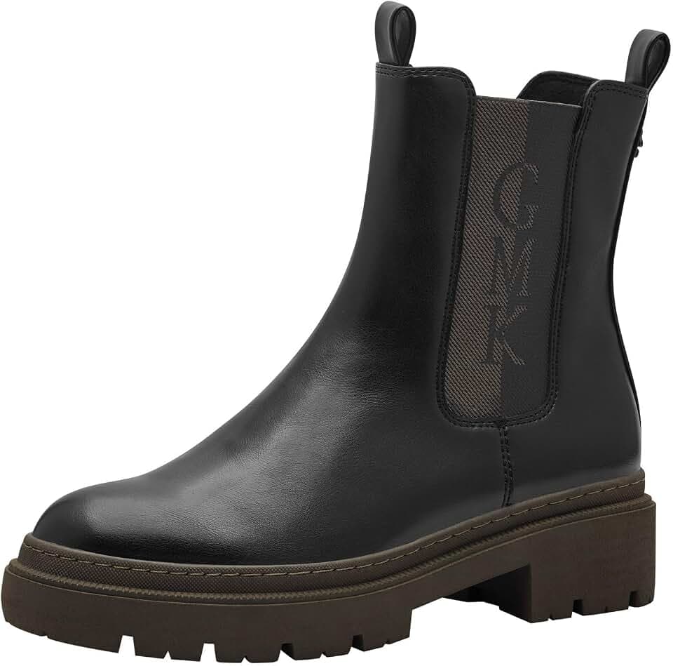 MARCO TOZZI by Guido Maria Kretschmer Damen Chelsea Boots mit Plateau mit Reißverschluss