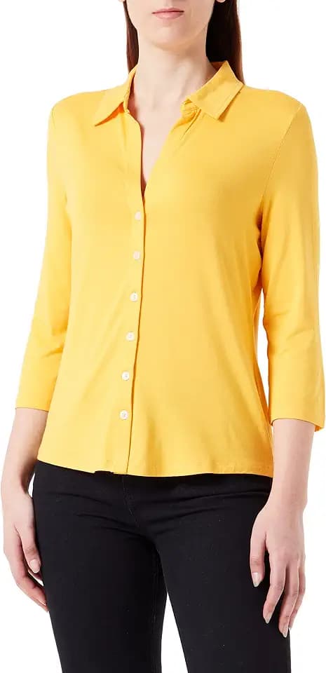 Marc OPoloshirt für Damen, Langarm, Rundhalsausschnitt, Relaxed Fit