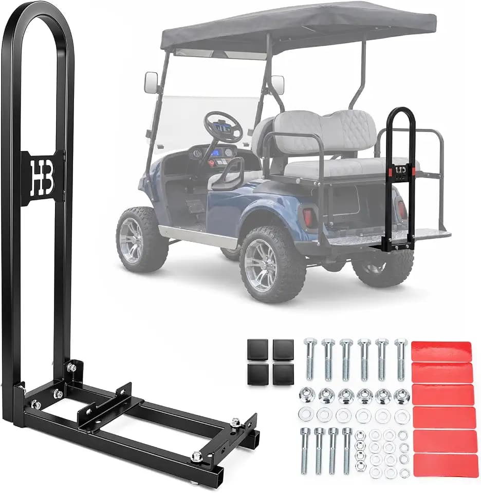HOWBOW Golf Cart Rear Seat Grab Bar for Yamaha Club Car EZGO