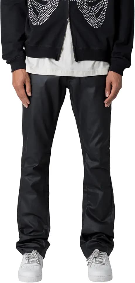 mnml Men's Mnml Men's B447 Waxed Flare Denim