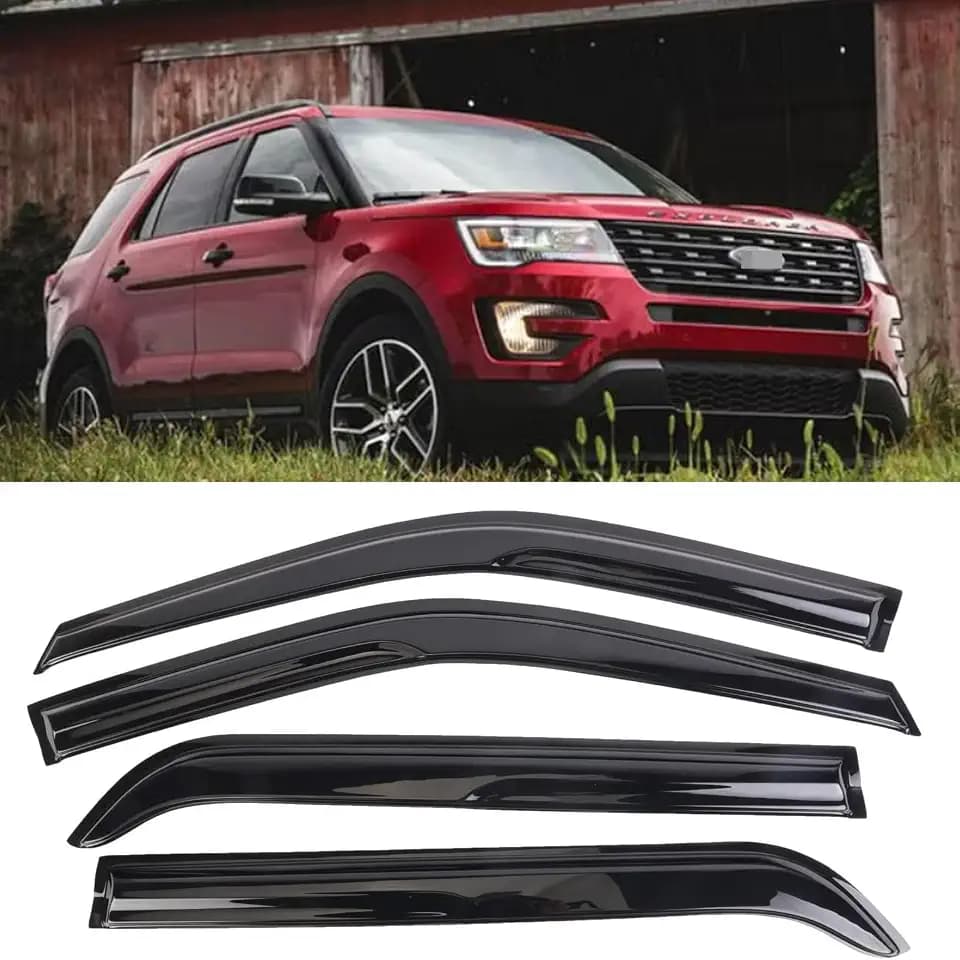 Window Visors Rain Guards Shield 2011-2019 F-ord Explorer Window Vent Visor