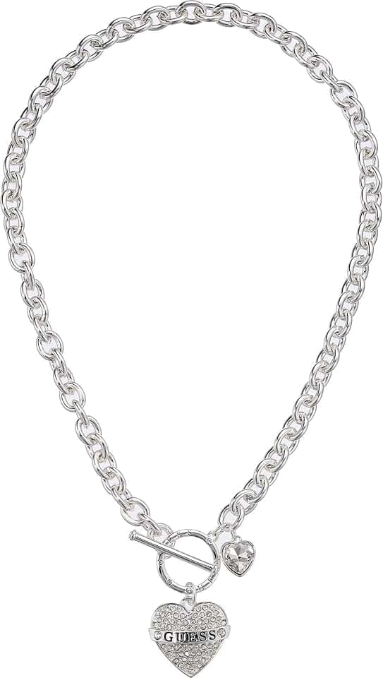 GUESS Toggle Logo Charm Necklace