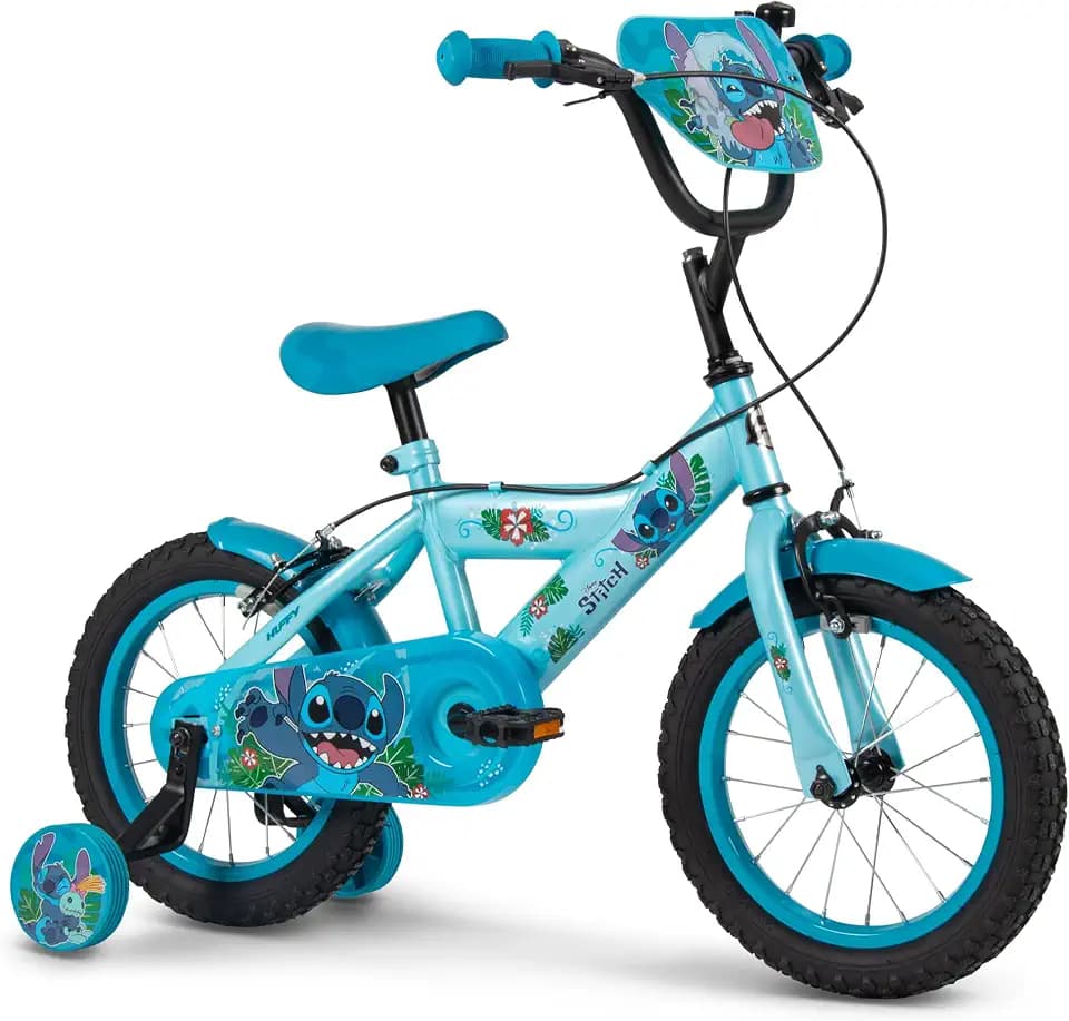 Huffy Disney Stitch Bike 12 Zoll 14 Zoll 16 Zoll Kinderfahrrad Alter 2-9 Jahre Blau