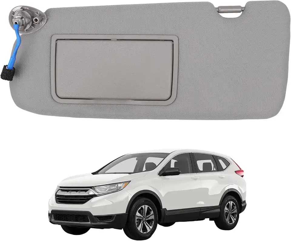 Gray Left Driver Side Sun Visor SunVisor for Honda CR-V 17 18 19 1.5L 2.4L