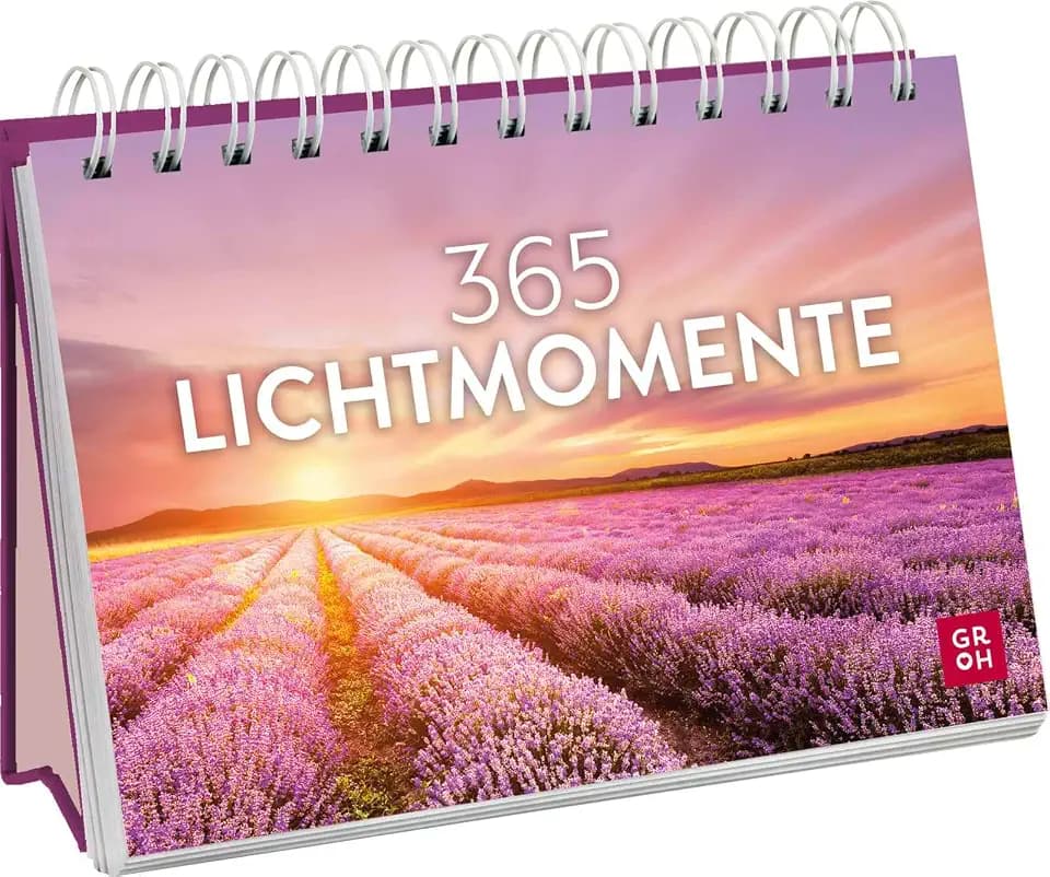 365 Lichtmomente: Immerwährender Kalender für jeden Tag mit inspirierenden Zitaten und stimmungsvollen Fotos. Für mehr Zuversicht und Harmonie (Immerwährende Kalender für jeden Tag)