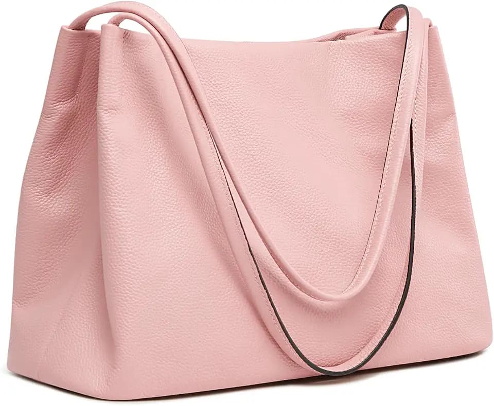 Kattee Leather Tote Purse for Women, Casual Hobo Shoulder Bag