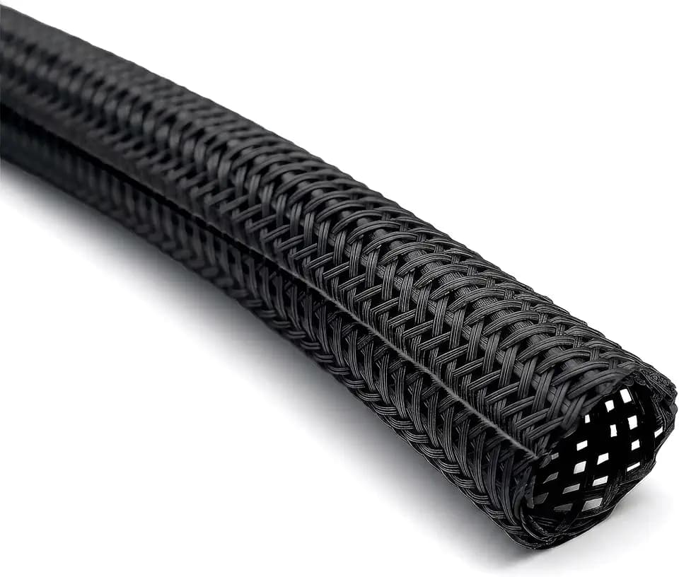 Electriduct 2" Hook Self Closing Wrap Around Sleeve - 10 Feet - Black