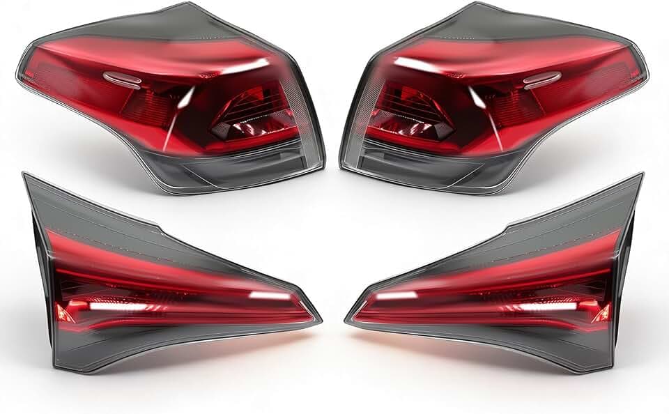 Nakkaa 4pcs Tail Lights Assembly Compatible with RA- V Four 2016-2018