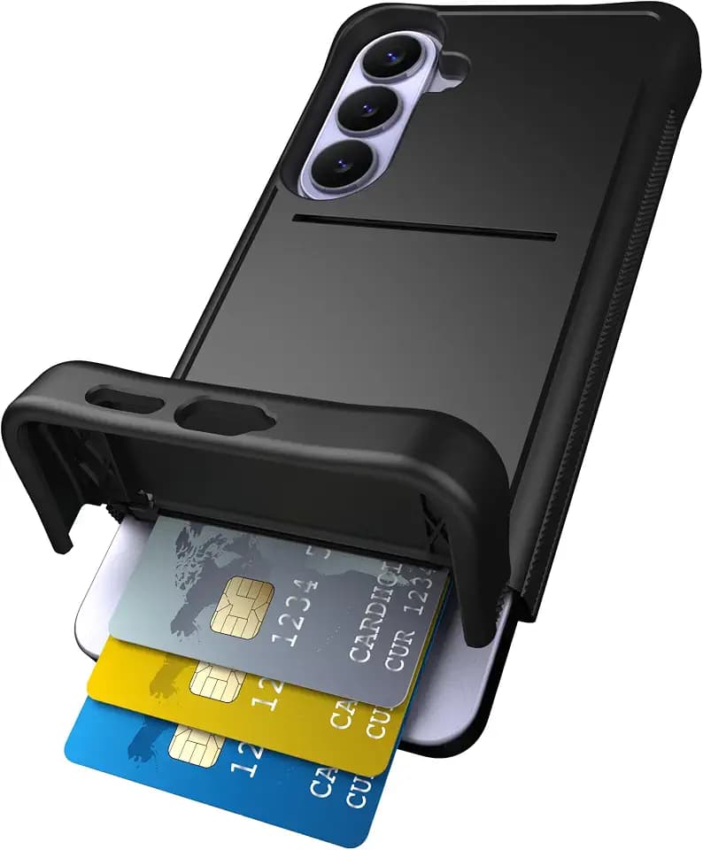Scooch for Samsung Galaxy S26 Plus Wallet Case Card Holder, Wingmate, Black