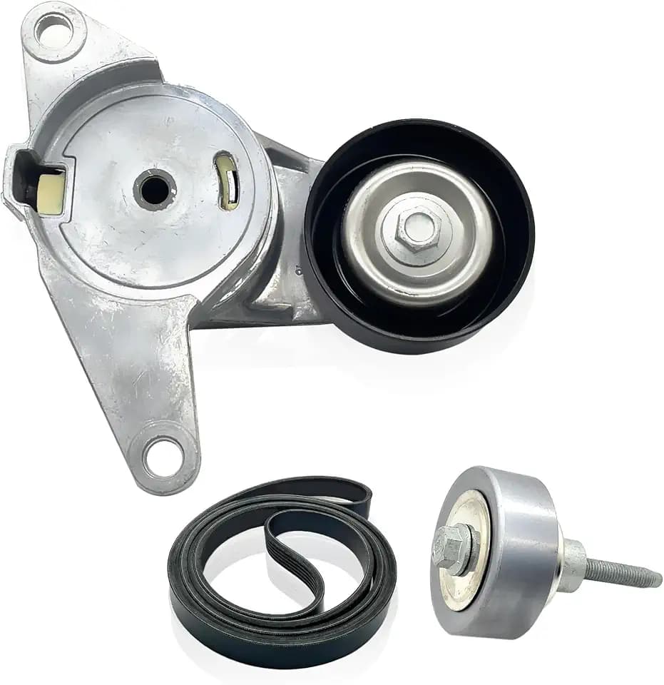 90K-38397B Drive Belt Tensioner Assembly Fit for Chevy Equinox Malibu Impala, GMC Acadia Terrain, Cadillac CTS, Buick Enclave, Pontiac G6, Saab 9-3, Saturn Aura