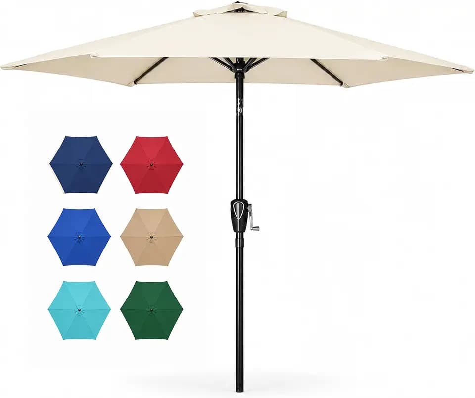 Outdoor Patio Umbrella for Garden Deck Backyard Pool