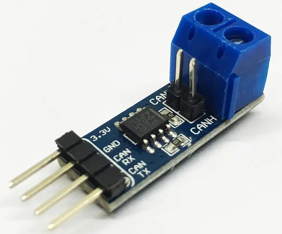 Waveshare SN65HVD230 CAN Board Connecting MCUs to CAN Network Features ESD Protection Communication Evaluation Development Board 3.3V