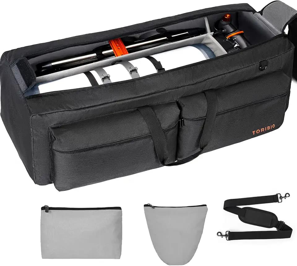 TORIBIO 40" Large Telescope Bag Case for Telescope Tube & Tripod