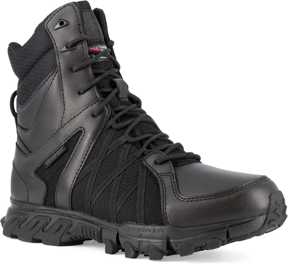 Reebok Work Trailgrip Tactical 6" WP Side Zip Men's Boot
