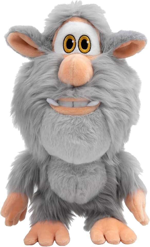 Booba Yeti Kuscheltier 30 cm – Offiziell Lizenziertes weiches Plüschtier Winterfreund – Kuscheliges Geschenk für Kinder – Sammlerfigur aus der bekannten Animationsserie