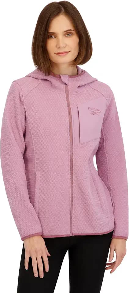 Reebok Women's Zip-up Honeycomb Fleece Jacket